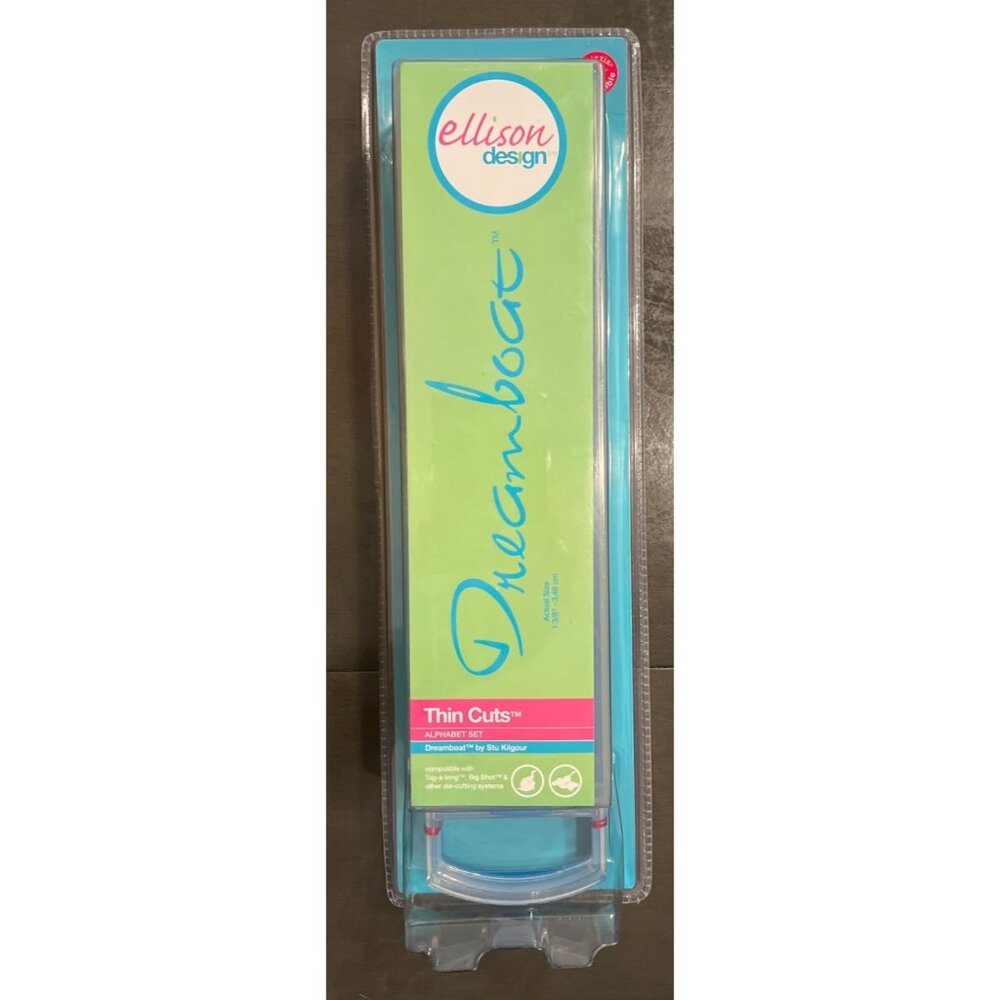 Ellison Design Alphabet Thin Cuts Die Set Dreamboat By Stu Kilgour 22740